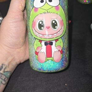 Cute Green Monster Tumbler